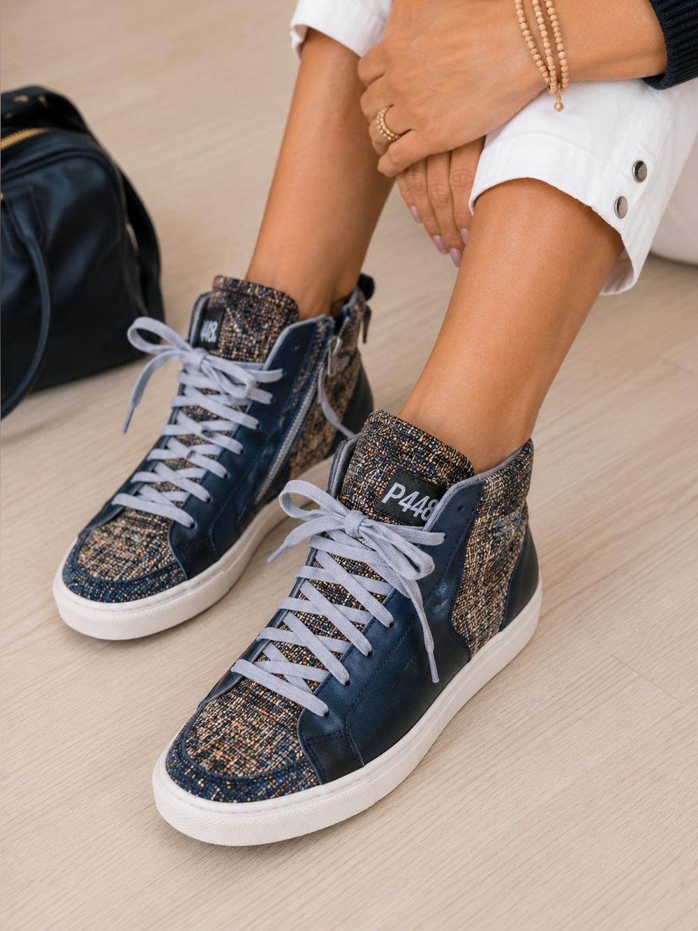 P448 Multicolor High-Top Sneakers